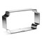 Ticket Plaque Cookie Cutter 3.75 in B1567, CookieCutter.com, Tin Plated Steel, Handmade in the USA